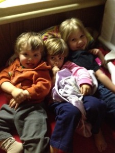 Emma, Piper and Levi